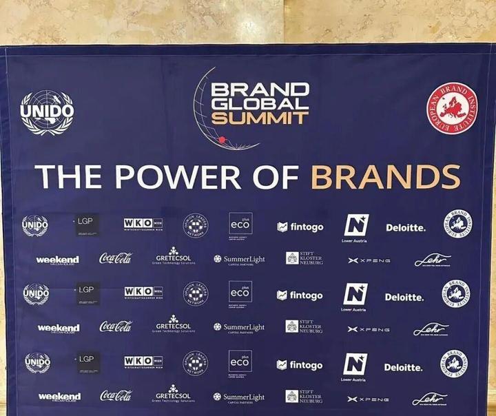 峰会展示的一张海报。采访对象供图